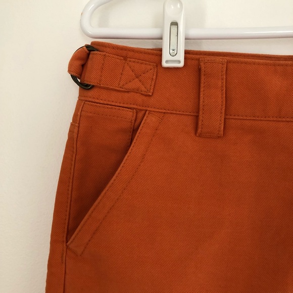 GAP mini skirt in orangey/rust - size 4 - Picture 3 of 7
